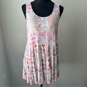 Matilda Jane Pink and Purple Patterned Tunic - M